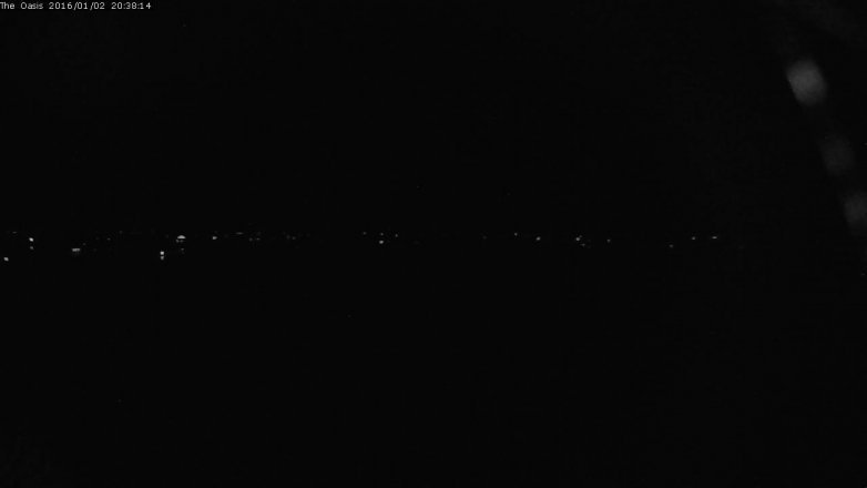 Lake Travis webcam, January 2, 2016 7:45 PM CT