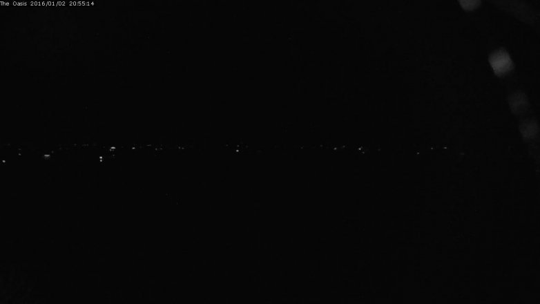 Lake Travis webcam, January 2, 2016 8:05 PM CT