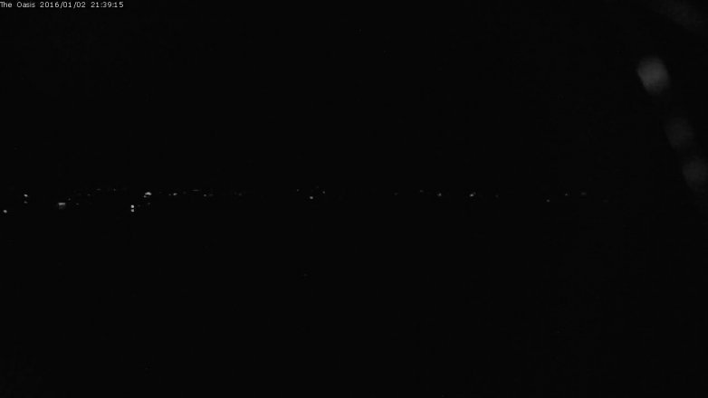 Lake Travis webcam, January 2, 2016 8:45 PM CT