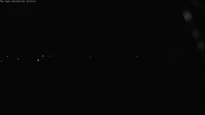 Lake Travis webcam, January 2, 2016 9:30 PM CT