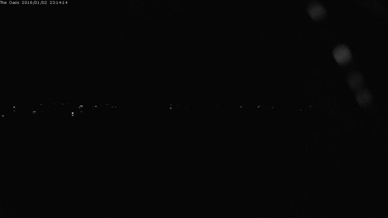 Lake Travis webcam, January 2, 2016 10:20 PM CT