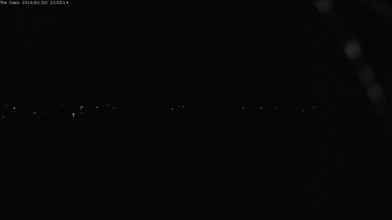 Lake Travis webcam, January 2, 2016 10:55 PM CT