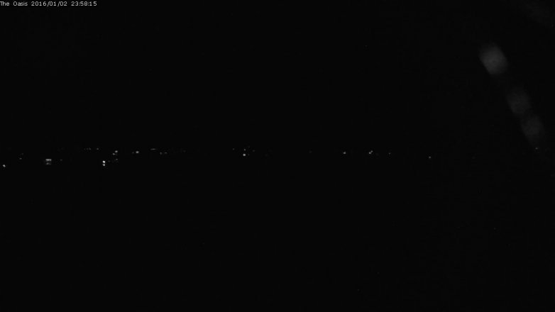 Lake Travis webcam, January 2, 2016 11:05 PM CT