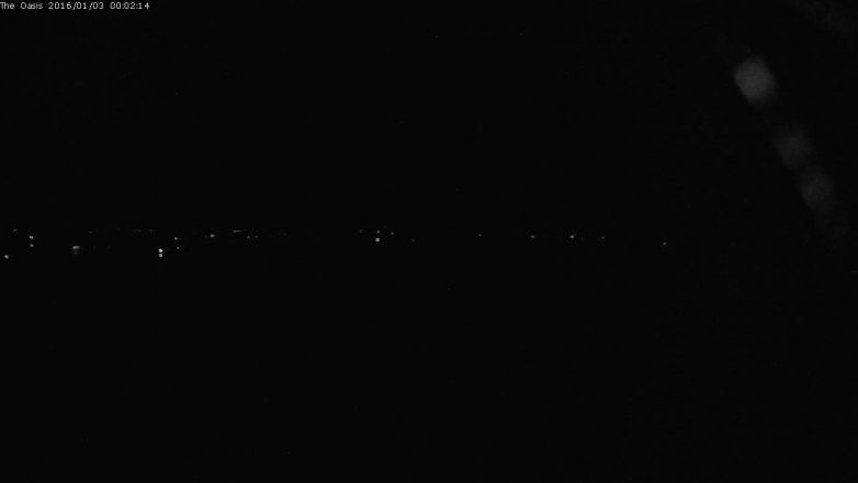 Lake Travis webcam, January 2, 2016 11:10 PM CT