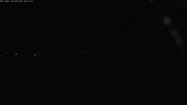 Lake Travis webcam, January 2, 2016 11:20 PM CT