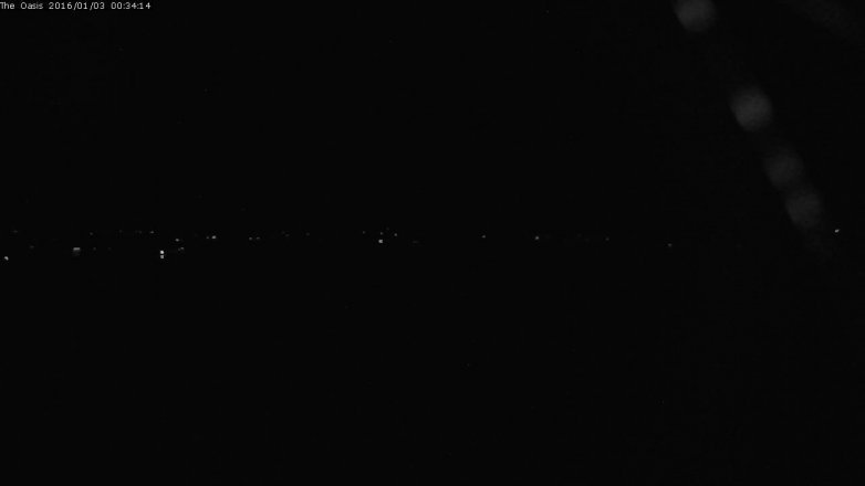 Lake Travis webcam, January 2, 2016 11:40 PM CT