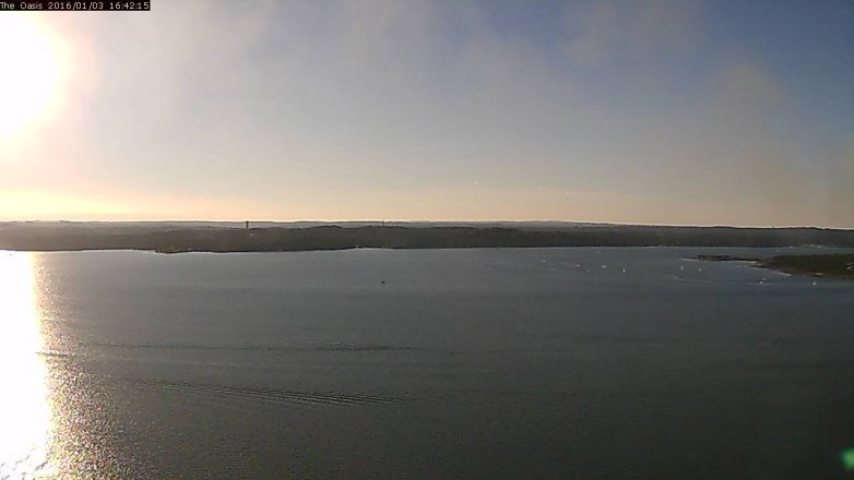 Lake Travis webcam, January 3, 2016 3:50 PM CT