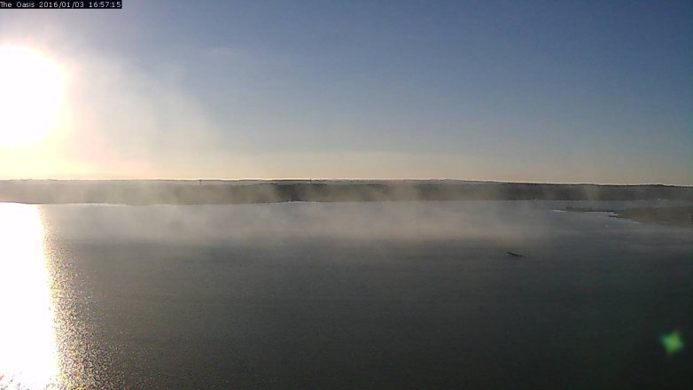 Lake Travis webcam, January 3, 2016 4:05 PM CT