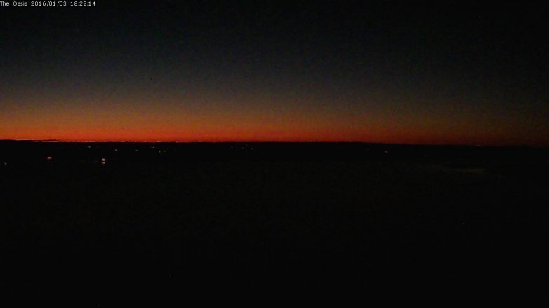 Lake Travis webcam, January 3, 2016 5:30 PM CT