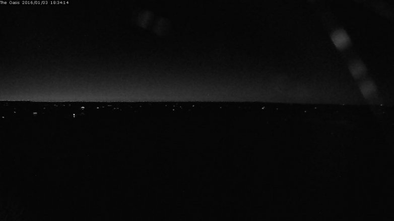 Lake Travis webcam, January 3, 2016 5:40 PM CT