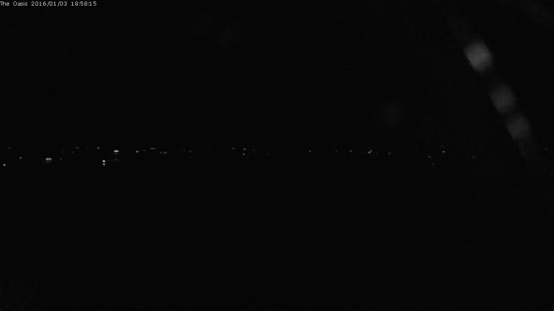 Lake Travis webcam, January 3, 2016 6:05 PM CT