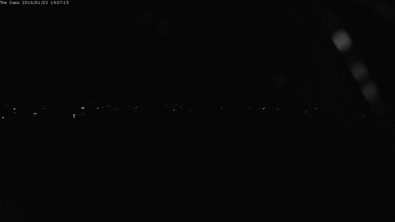 Lake Travis webcam, January 3, 2016 6:15 PM CT
