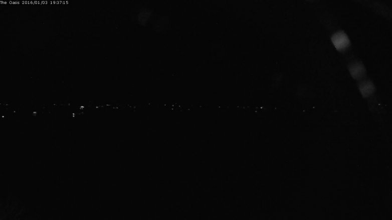 Lake Travis webcam, January 3, 2016 6:45 PM CT