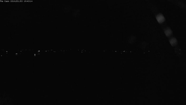 Lake Travis webcam, January 3, 2016 6:50 PM CT