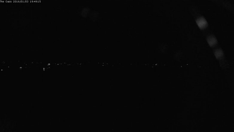 Lake Travis webcam, January 3, 2016 6:55 PM CT