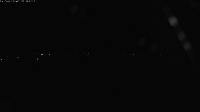Lake Travis webcam, January 3, 2016 8:30 PM CT