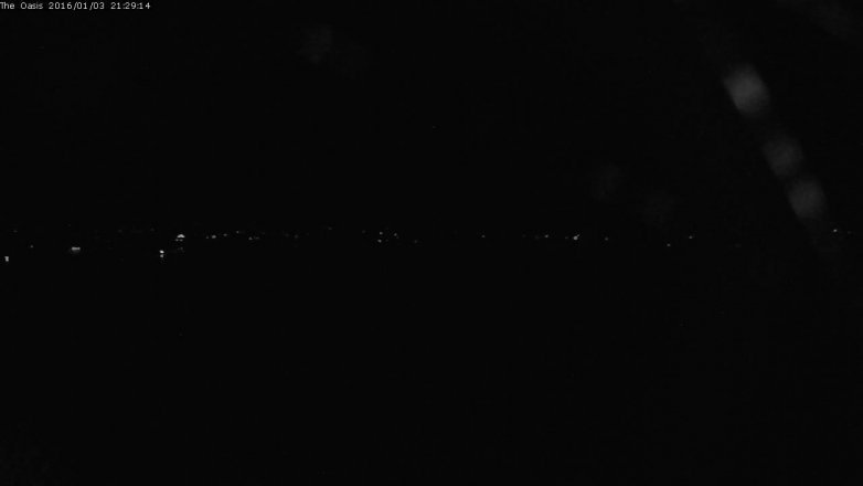 Lake Travis webcam, January 3, 2016 8:35 PM CT