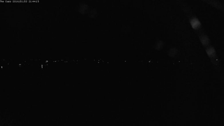 Lake Travis webcam, January 3, 2016 8:50 PM CT