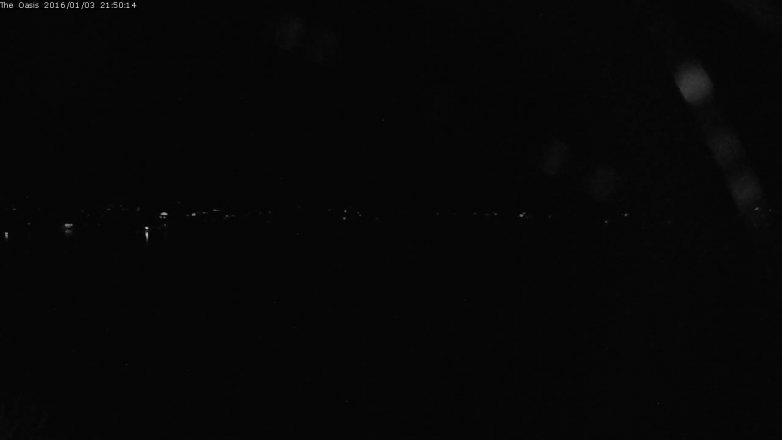 Lake Travis webcam, January 3, 2016 8:55 PM CT