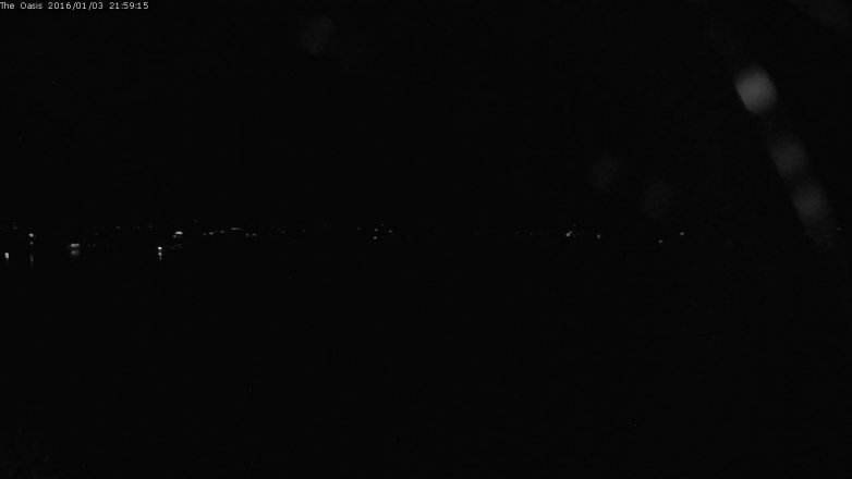 Lake Travis webcam, January 3, 2016 9:05 PM CT