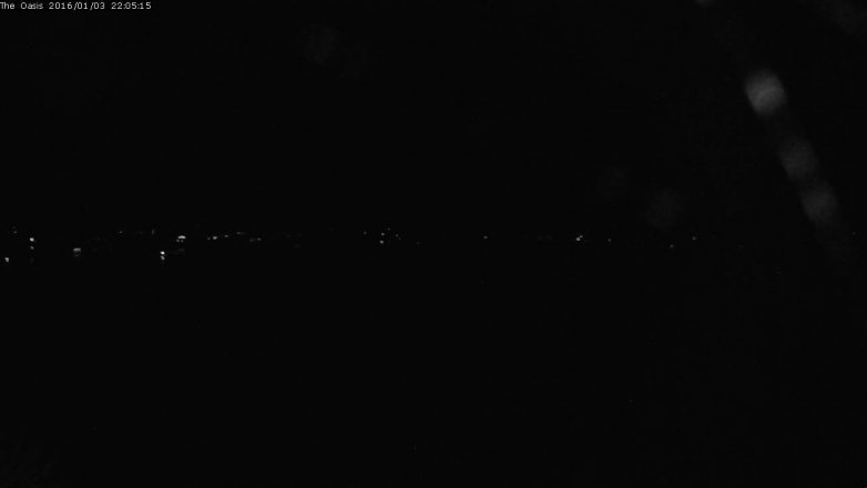 Lake Travis webcam, January 3, 2016 9:10 PM CT