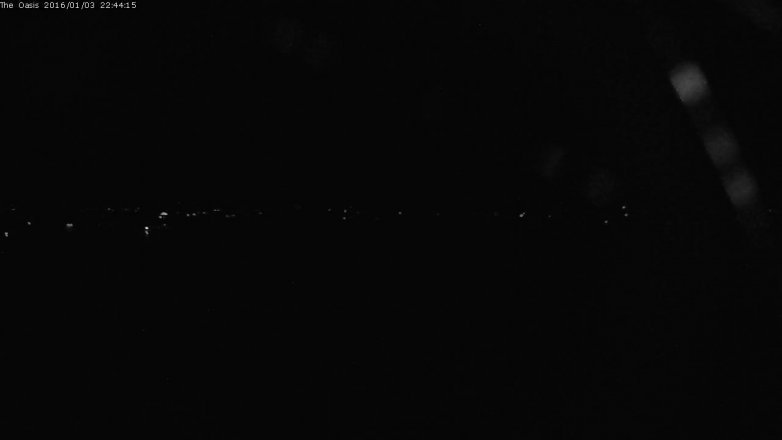 Lake Travis webcam, January 3, 2016 9:50 PM CT