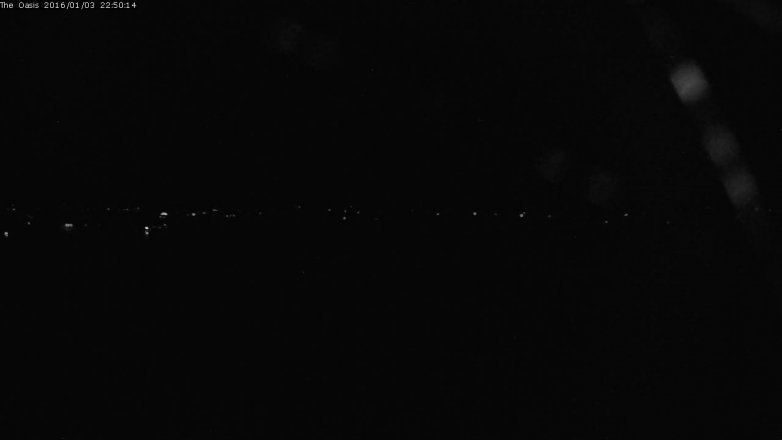 Lake Travis webcam, January 3, 2016 9:55 PM CT