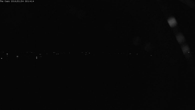 Lake Travis webcam, January 3, 2016 11:20 PM CT