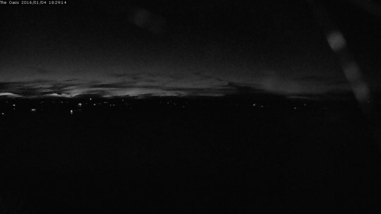 Lake Travis webcam, January 4, 2016 5:35 PM CT