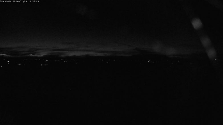 Lake Travis webcam, January 4, 2016 5:40 PM CT