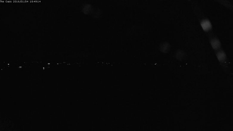 Lake Travis webcam, January 4, 2016 5:55 PM CT