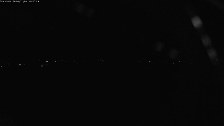Lake Travis webcam, January 4, 2016 6:05 PM CT