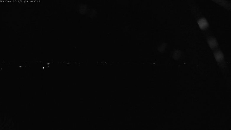 Lake Travis webcam, January 4, 2016 6:45 PM CT