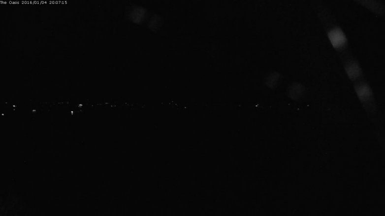 Lake Travis webcam, January 4, 2016 7:15 PM CT