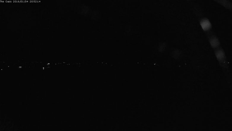 Lake Travis webcam, January 4, 2016 8:00 PM CT