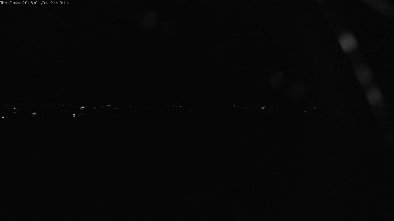 Lake Travis webcam, January 4, 2016 8:25 PM CT