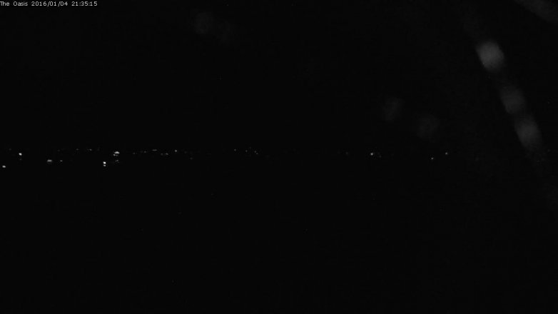 Lake Travis webcam, January 4, 2016 8:40 PM CT