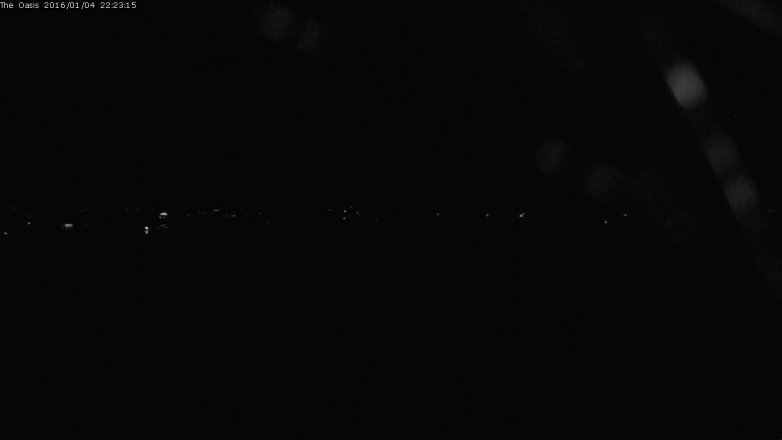 Lake Travis webcam, January 4, 2016 9:30 PM CT
