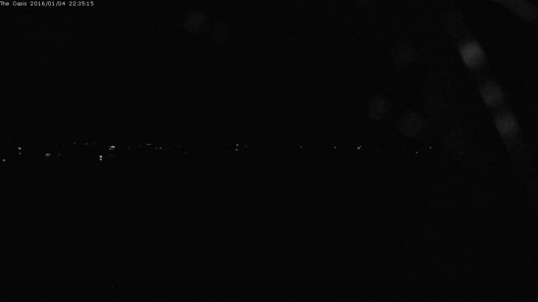 Lake Travis webcam, January 4, 2016 9:40 PM CT