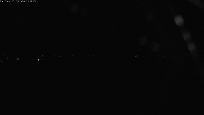 Lake Travis webcam, January 4, 2016 9:45 PM CT