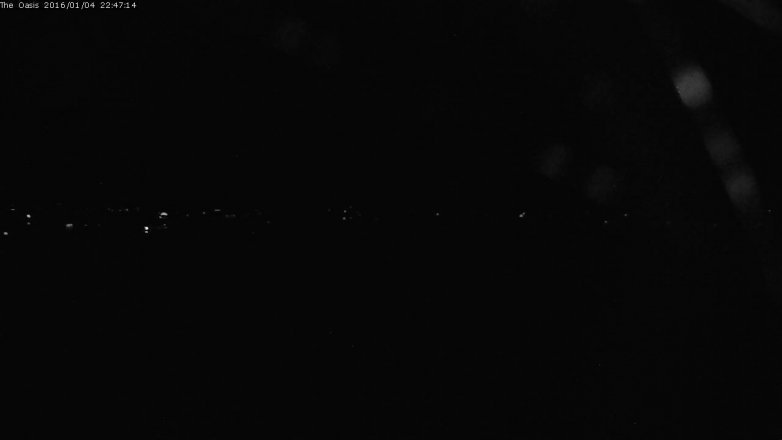 Lake Travis webcam, January 4, 2016 9:55 PM CT