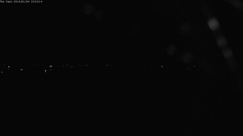 Lake Travis webcam, January 4, 2016 10:10 PM CT