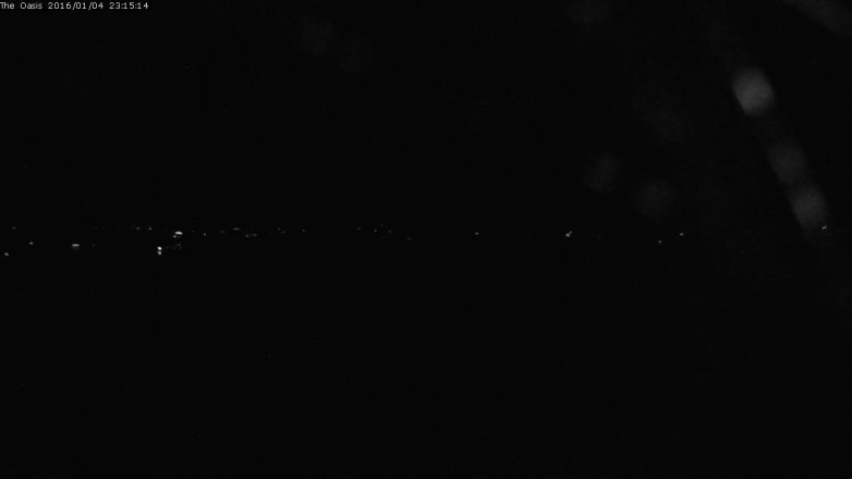Lake Travis webcam, January 4, 2016 10:20 PM CT
