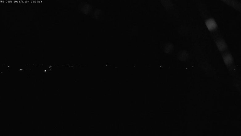 Lake Travis webcam, January 4, 2016 10:45 PM CT