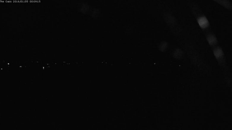 Lake Travis webcam, January 4, 2016 11:15 PM CT
