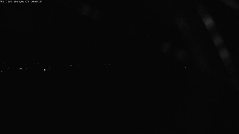Lake Travis webcam, January 4, 2016 11:50 PM CT