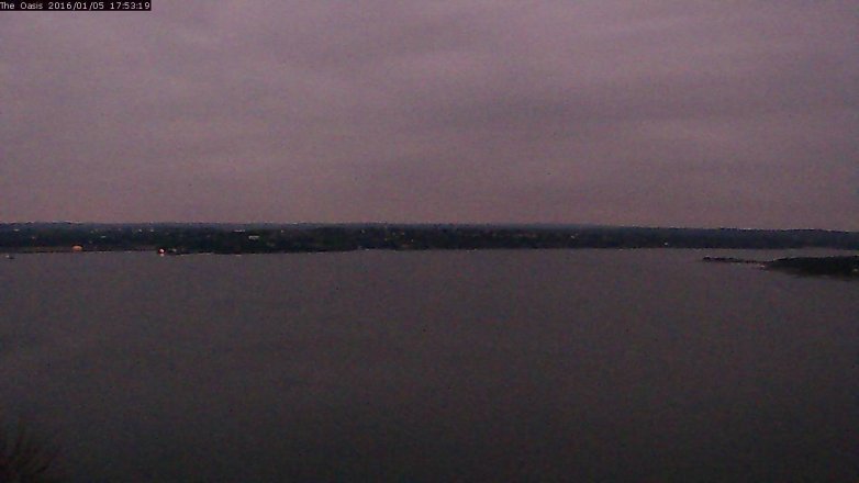 Lake Travis webcam, January 5, 2016 5:00 PM CT