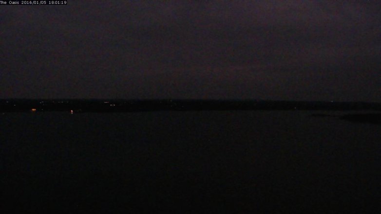 Lake Travis webcam, January 5, 2016 5:05 PM CT