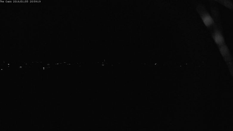 Lake Travis webcam, January 5, 2016 8:05 PM CT