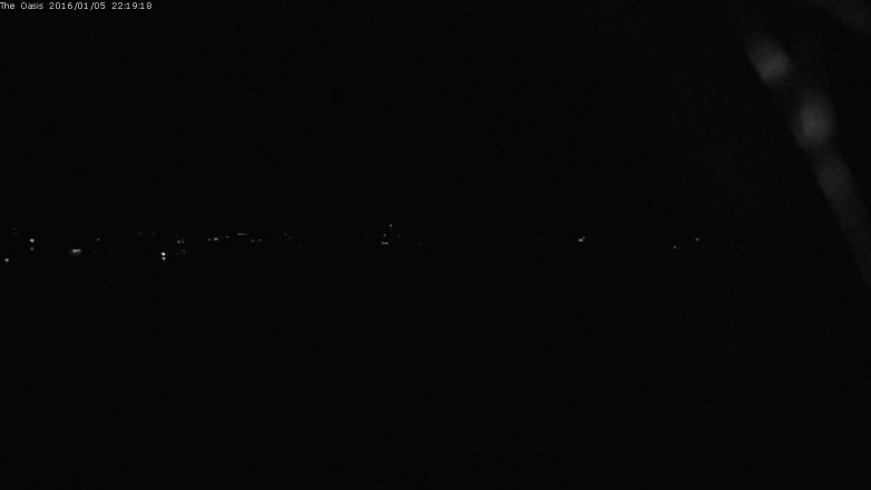 Lake Travis webcam, January 5, 2016 9:25 PM CT
